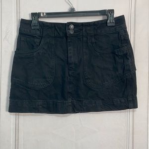 Forever 21. Black denim Mini skirt.